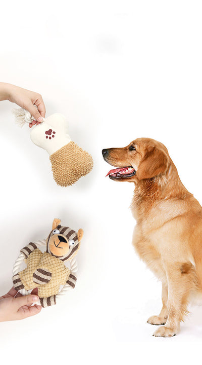 Juguete de Cuerda para Perros con Sonido y Limpiador Dental - Image 13