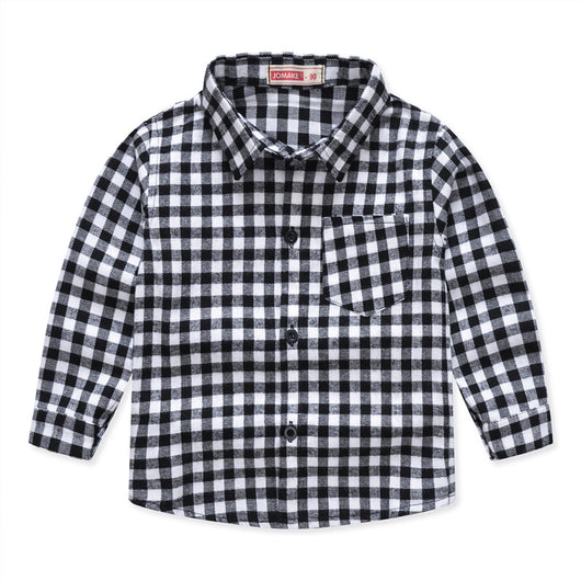 Camisas a Cuadros para Niños y Niñas - Tops Elegantes para Pequeños - Image 3