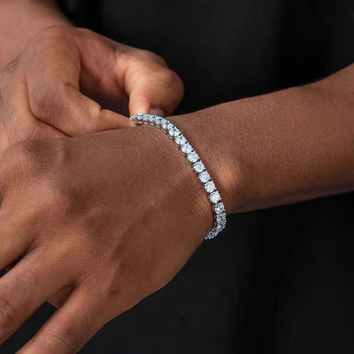 Pulsera para Hombre Acero Inoxidable con Circones y Cierre de Resorte - Image 11