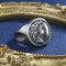 Anillo de Plata Esterlina con Moneda de Zeus - Diseño Versátil