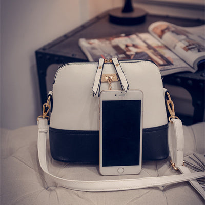 Bolso Bandolera Mujer con Patrón de Palillos - Elegancia Minimalista - Image 8