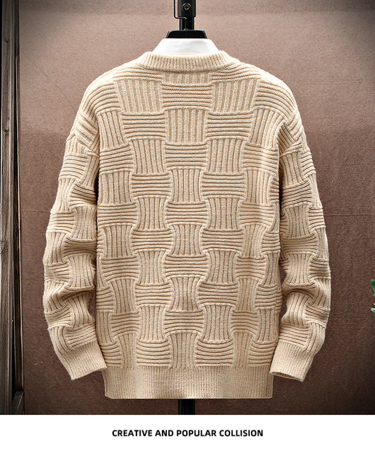 Suéter Básico Manga Larga Cuello Redondo para Hombre - Image 15