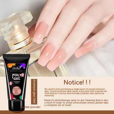 Extensiones de Uñas con Pegamento Cristal UV Beauty - Image 14