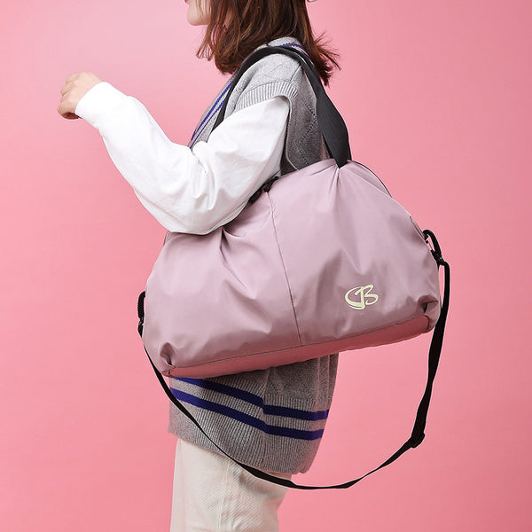 Bolsa Deportiva de Gran Capacidad con Compartimiento Seco y Húmedo para Mujeres