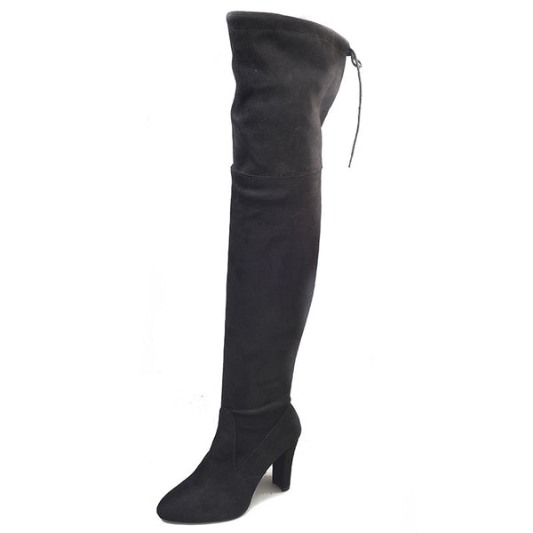 Botas Altas Over The Knee con Tacón Grueso Elástico para Mujer - Image 5