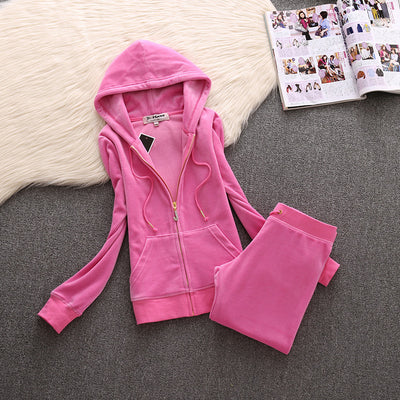 Traje Casual de Terciopelo Talla Grande - Conjunto de Dos Piezas Elegante - Image 24