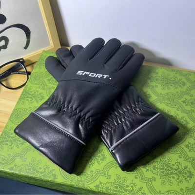 Guantes de Punto Gruesos para Hombre, a Prueba de Viento y Frío - Image 3