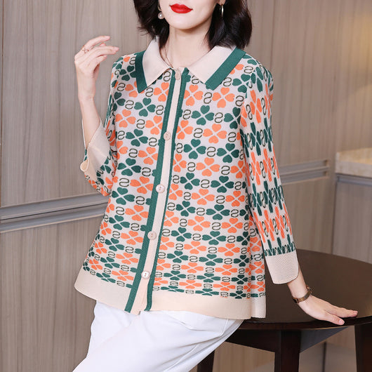 Cardigan Estampado Diseño Moderno - Chaqueta Versátil - Image 12