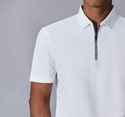 Camisa Casual Hombre Cuello Alto con Cierre - Manga Corta Transpirable - Image 17