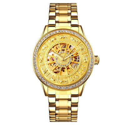 Reloj Mecánico Automático de Cuero para Hombre - Elegancia Empresarial - Image 5