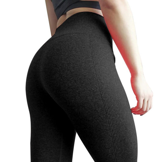 Leggings Deportivos Realza Glúteos Cintura Alta Color Liso - Image 7