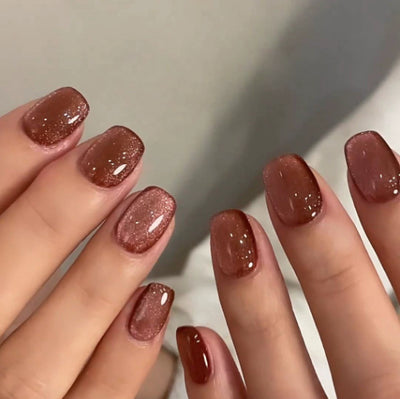 Uñas Postizas Francesas Mariposa Púrpura con Borde Negro - Stickers de Uñas Premium - Image 21