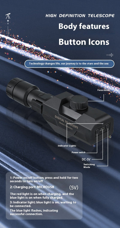 Telescopio Portátil con Conectividad WiFi y Monitoreo Remoto - Image 9