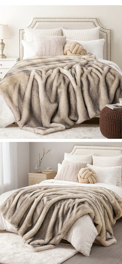 Manta Térmica de Peluche Engrosada para Otoño e Invierno - Image 11