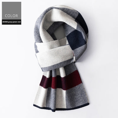 Bufanda Cuadros para Hombre Reversible - Abrigo Invierno Doble Cara - Image 16