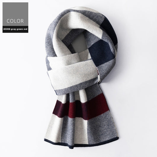 Bufanda Cuadros para Hombre Reversible - Abrigo Invierno Doble Cara - Image 16