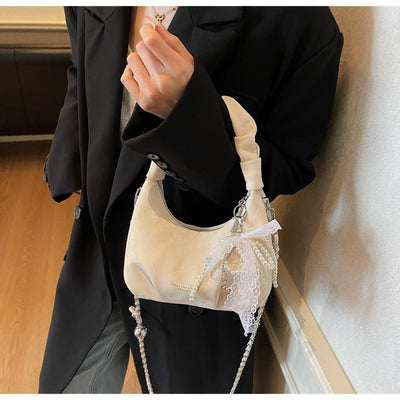 Bolso Bandolera Wild Chain con Pliegues Exquisitos - Image 16