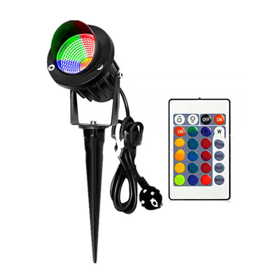 Foco LED RGB 10W con Control Remoto para Jardín y Árboles - Image 8