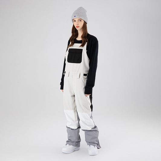 Traje de Esquí Impermeable Bicolor con Refuerzos Duraderos
