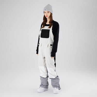 Traje de Esquí Impermeable Bicolor con Refuerzos Duraderos
