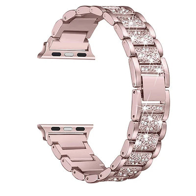 Correa de Cadena de Diamantes para Apple Watch - Compatible con Todos los Modelos - Image 9