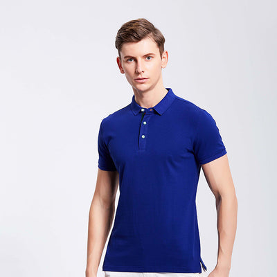Playera Casual de Cuello Solapa en Colores Lisos - Image 11