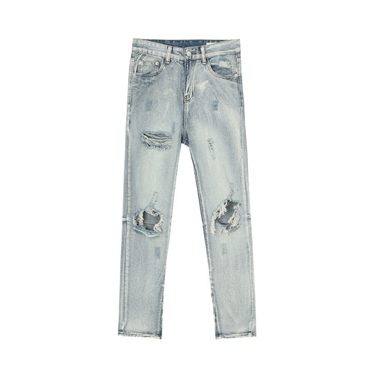 Jeans Azul Cielo Rotos de Moda Urbana - Image 6