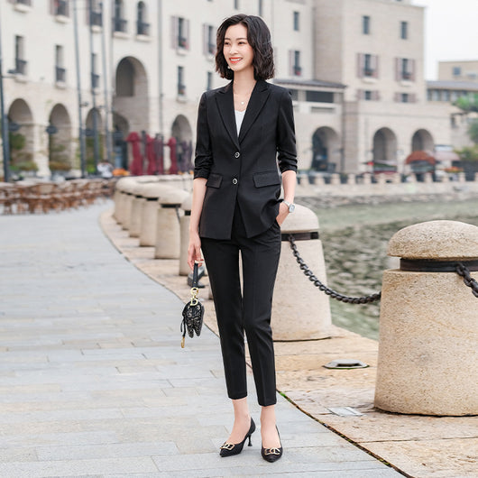 Traje Profesional Coreano Slim Fit con Mangas 3/4 - Image 5