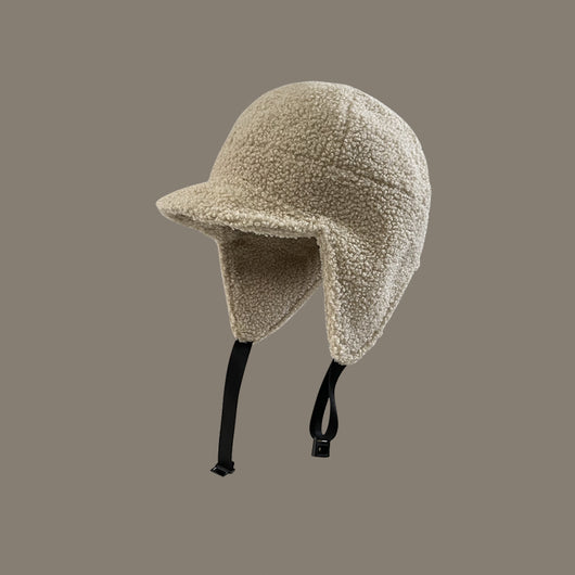 Gorra de Béisbol con Protección Auditiva en Lana de Cordero para Esquí - Image 4