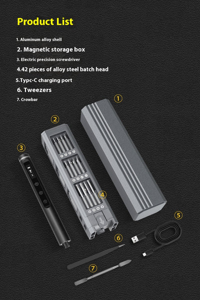 Juego de Destornillador Eléctrico Multifuncional AMT - Image 16