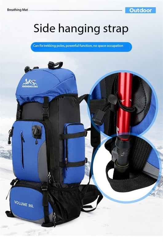 Mochila de Viaje 90L Impermeable para Senderismo y Trabajo - Image 8