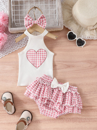 Conjunto Elegante de Dos Piezas para Niña: Chaleco Acolchado y Vestido Corto - Image 6