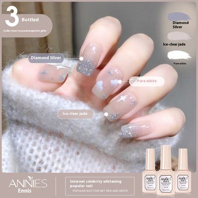 Set de Esmalte de Gel Nude Hielo Tricolor 2024 - Colección Jelly - Image 8
