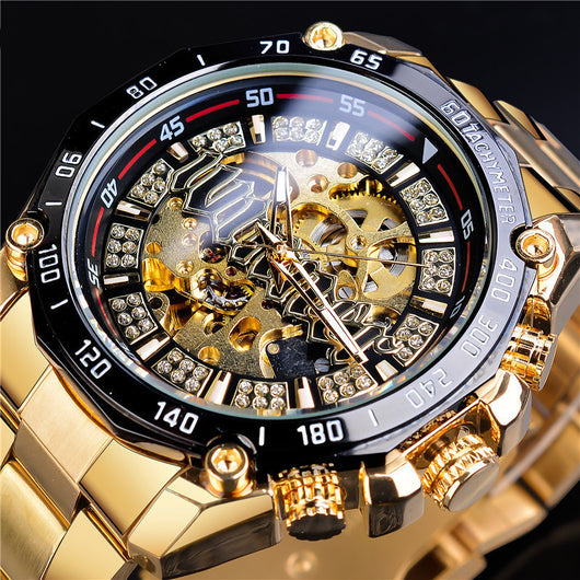 Reloj Mecánico Casual para Hombre con Diseño Skeleton - Image 9