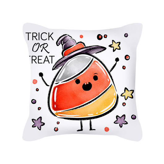 Funda de Almohada Halloween con Calabaza y Fantasma Lindo - Textura Piel de Durazno - Image 22