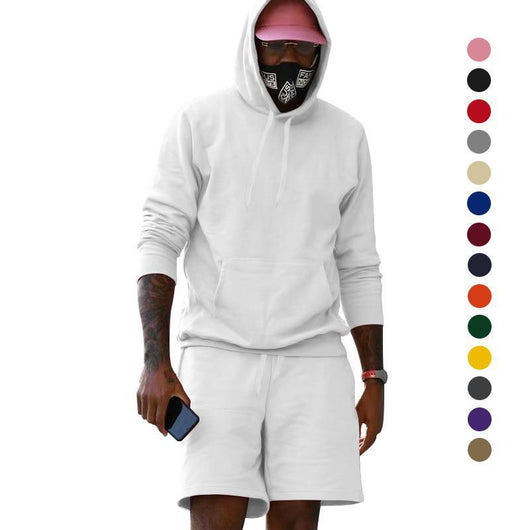 Conjunto de Sudadera y Shorts con Forro Polar para Hombre - Image 28