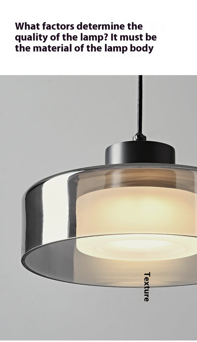 Lámpara de Techo Dormitorio Cobre Moderno Minimalista con Cristal - Image 16