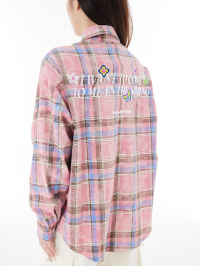 Camisa a Cuadros de Manga Larga Unisex - Image 9