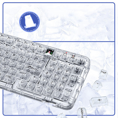 Teclado Mecánico Inalámbrico Tri-Modo para Hogar - Image 6