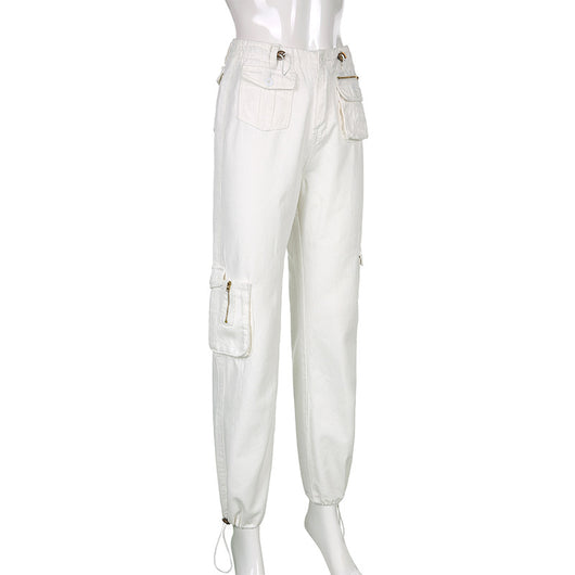Jeans Verticales Multibolsillos para Mujer - Diseño Moderno y Funcional - Image 13