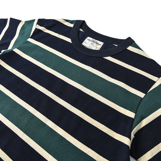 Camiseta Manga Corta a Rayas para Hombre - Algodón Premium - Image 25