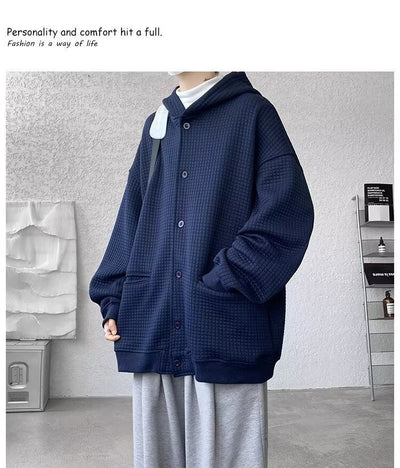 Cardigan de Pana Texturizada para Hombre - Otoño/Invierno - Image 19