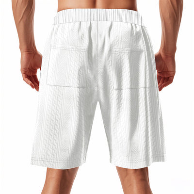 Shorts de Punto Jacquard Holgados para Hombre - Image 14