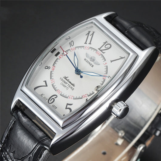 Reloj Mecánico Automático Casual de Barril para Hombre - Image 15