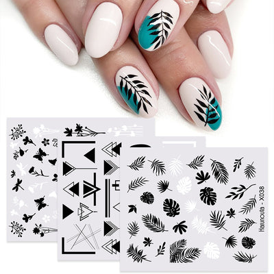 Stickers de Uñas Mariposas, Flores y Hojas - Diseños Artísticos - Image 29