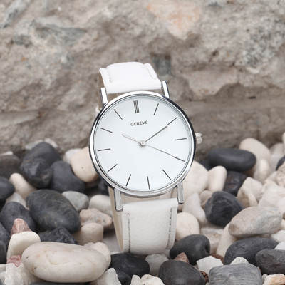 Reloj Geneva con correa plateada - Image 10