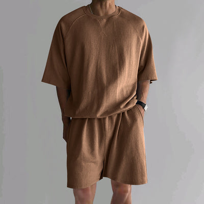 Conjunto Deportivo Hombre Shorts y Playera Terry Cuello Redondo - Image 6