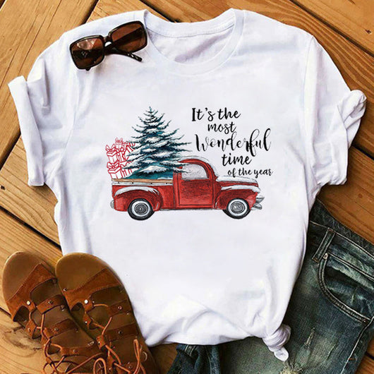 Playera Casual para Mujer con Estampado de Letras - Image 21