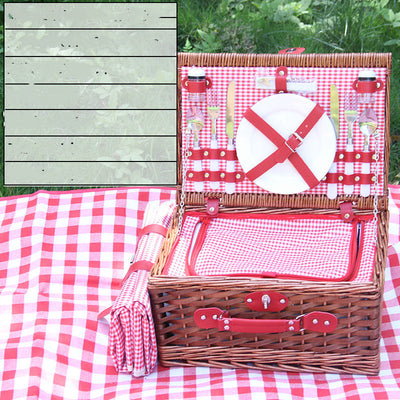 Canasta de Almacenamiento para Dos con Manta de Picnic - Image 8