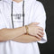 Pulsera Cadena Mesh Dorada Hip Hop Acero Inoxidable para Hombre